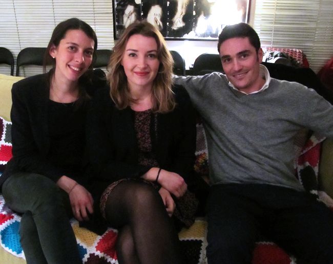 Marie, Camille et Jean-Baptiste, jeunes venus voir le spectacle de William della Rocca