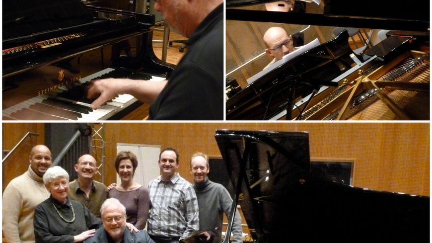 Joan Morris, William Bolcom au piano, David Levi au piano et Guy Livingston (Droits : Nelly Portal)