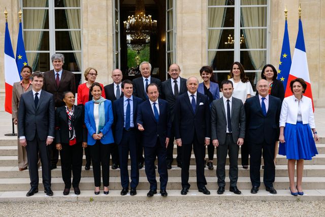 La photo de famille du gouvernement