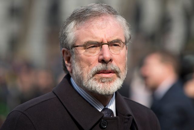 Gerry Adams, président du Sinn Fein,