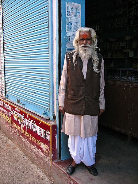 Costume traditionnel indien Rishikesh