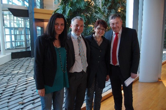 Marisa Mathias, Niccolo Rinaldi, Ingeborg Grässle et Marc Tarabella