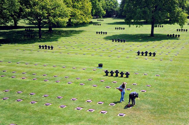 Le cimetière allemand de La Cambe