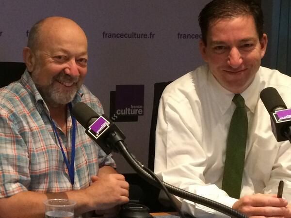 Michel Zlotowski et Glenn Greenwald