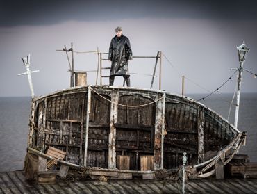 Peter Grimes on Aldeburgh beach d'après le Peter Grimes de Benjamin Britten