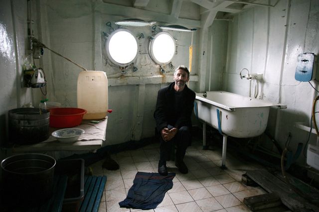 Hasan à bord du Nemesis, Istanbul 2010