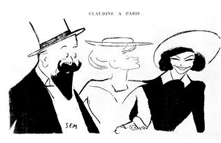 Claudine de Colette par Georges Goursat (Sem)