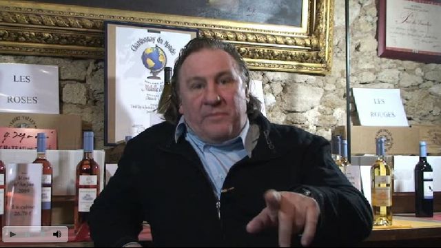 Gérard Depardieu (site Château de Tigne)
