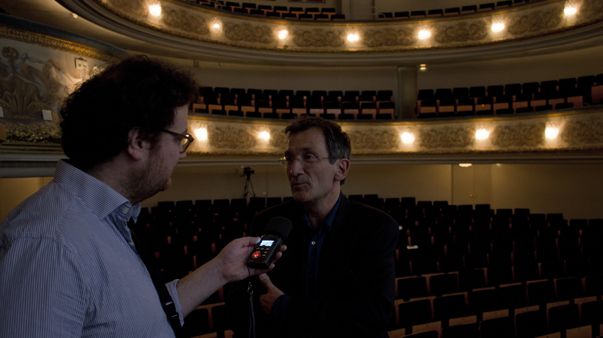 Le chercheur Emmanuel Bigand, directeur du LEAD (Labordatoire d'étude de l'apprentissage et du développement) et coordinateur du colloque. (Guillaume Decalf/France Musique)