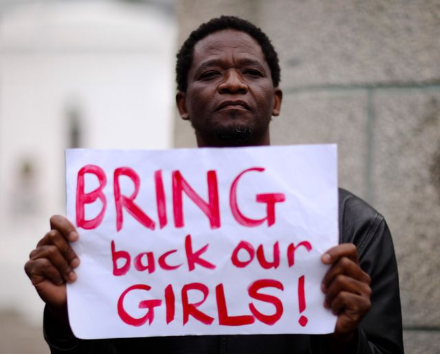 Manifestation anti Boko Haram à Cape Town