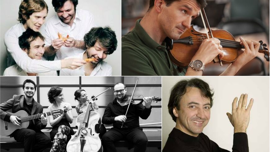 Enregistrement public d'Un mardi idéal avec Jean-Efflam Bavouzet, l'Ensemble Virévolte, Svetlin Roussev et le groupe Limousine