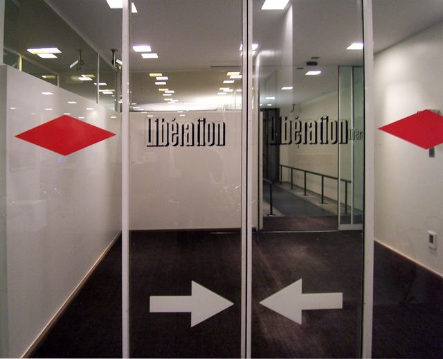L'entrée de Libé