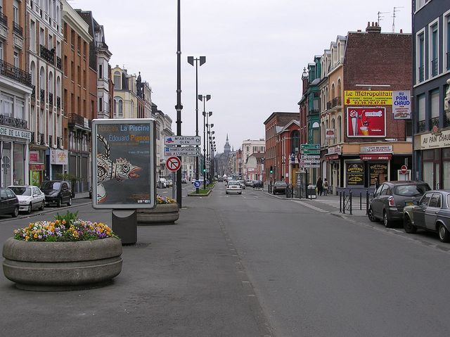 L'avenue jean Lebas à roubaix