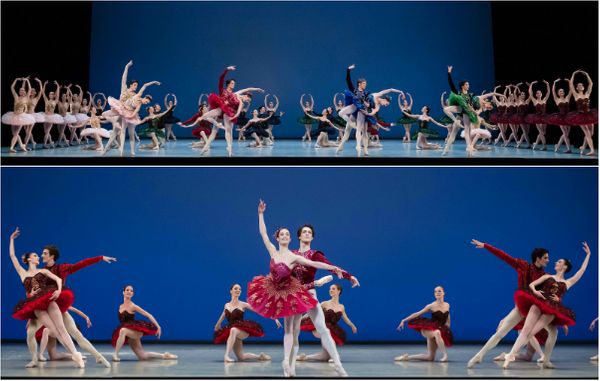 Le Palais de Cristal, de George Balanchine, avec de nouveaux costumes dessinés par Christian Lacroix. © Agathe Poupeney