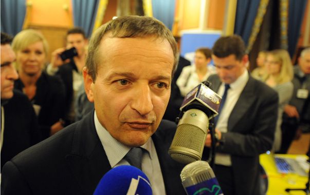 Maurice Vincent, l'ancien maire PS de Saint-Etienne dénonce une "chasse aux sorcières" de la part de la nouvelle municipalité. (MaxPPP))