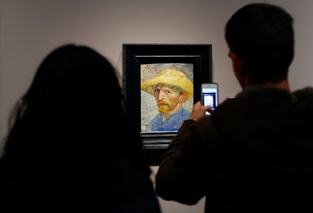 Autoportrait de Vincent Van Gogh à l'Institut des arts de Detroit