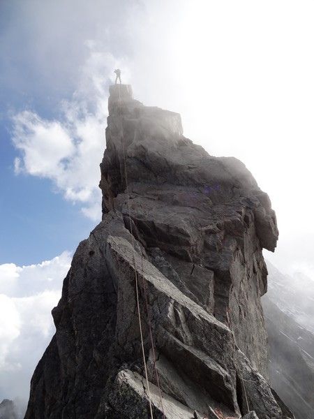 Une frontière bien déchiquetée dans le Massif du Mont-blanc