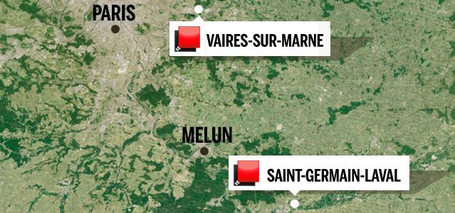 Carte du jeu des 1000 euros - Seine et Marne