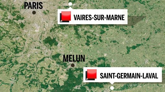 Carte du jeu des 1000 euros - Seine et Marne
