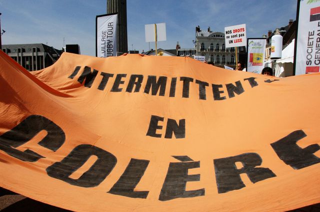 Les intermittents multiplient les actions pour rouvrir les négociations sur l'assurance chômage.