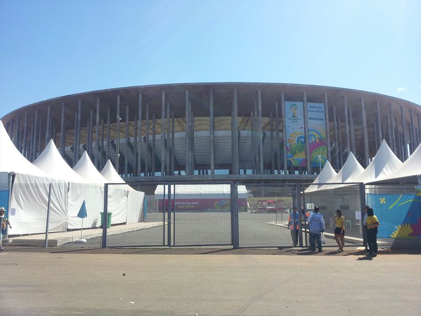 Le stade Mané Garrincha, à Brasilia