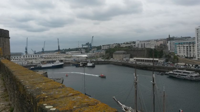 Vue du Château de Brest