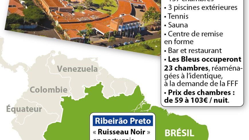 Les Bleus sont bien installés en attendant le début du Mondial