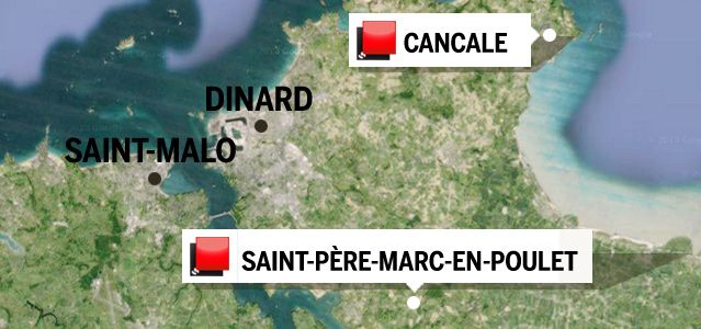 Carte du jeu des 1000 euros - Ille et Vilaine