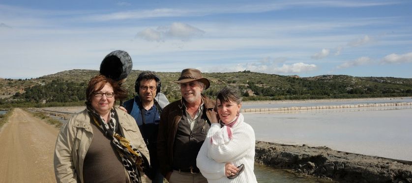 De gauche à droite : Anna Szmuc, François Rivalan, Patrice Gabanou et Marion Thiba