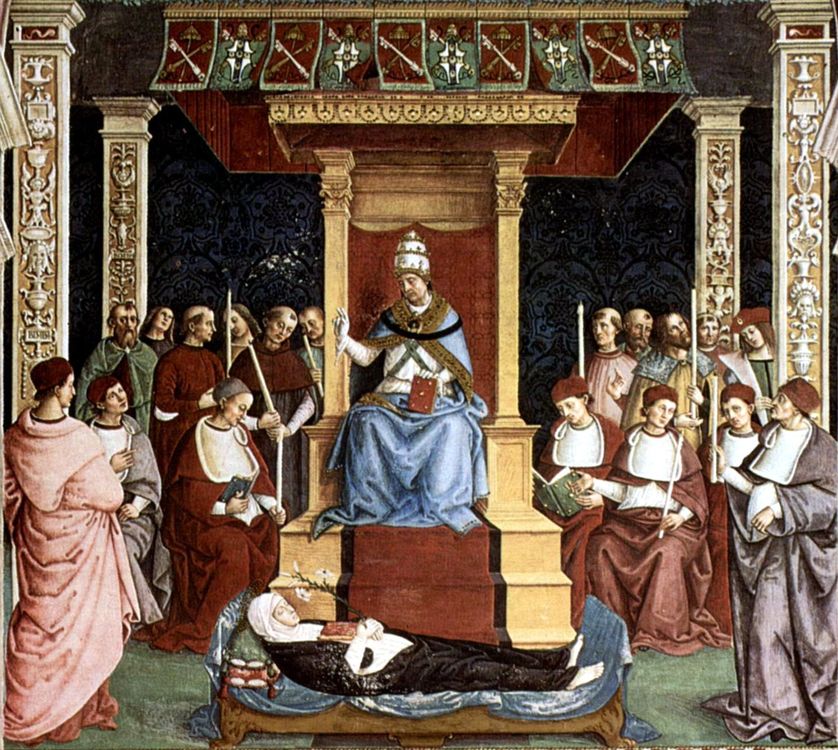 Canonisation de sainte Catherine de Sienne en 1461
