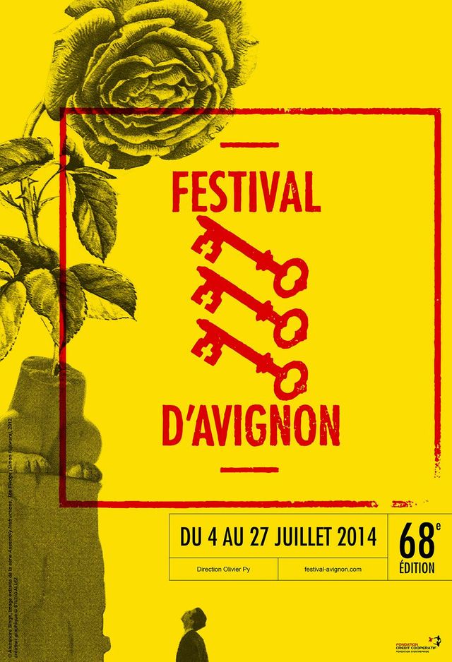 Affiche du Festival d'Avignon 2014