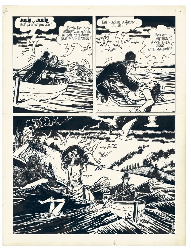 Planche d'"Ici même" de Jacques Tardi