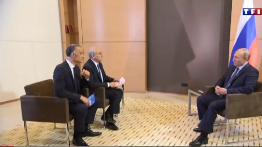 Vladimir Poutine invité de TF1