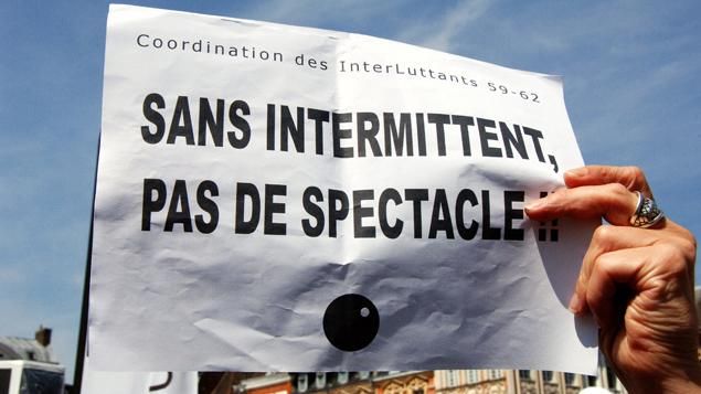 Manif intermittents