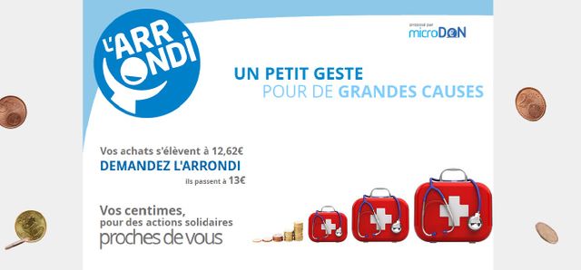 Demandez L'ARRONDI