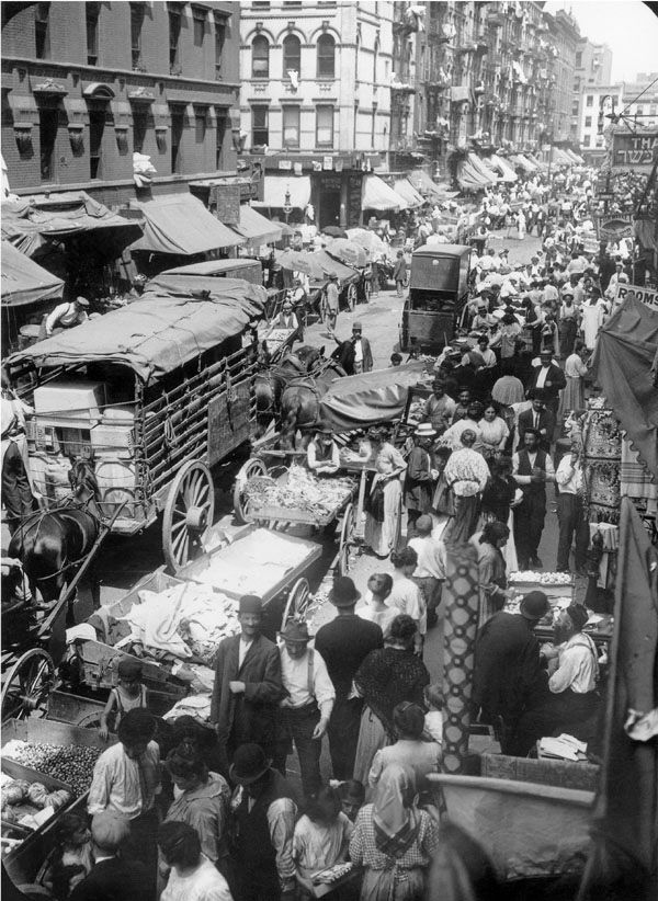 New York City, Hester Street in Manhattan 1903