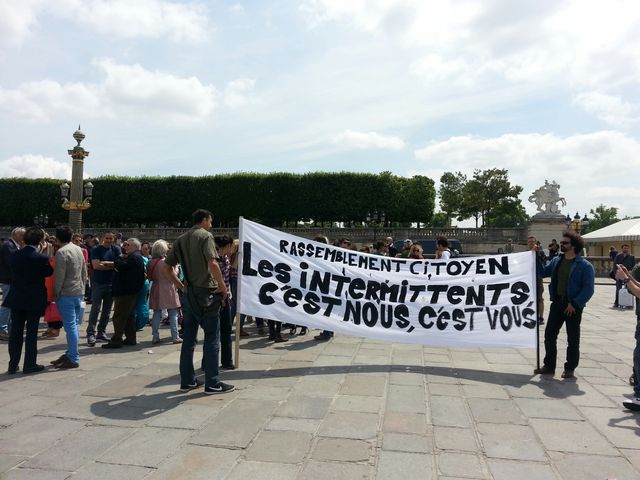 Manifestation des intermittents