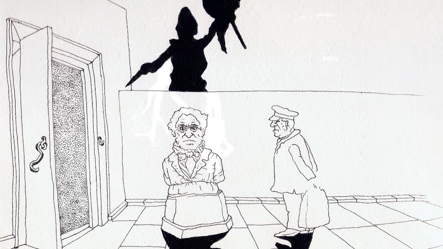Le dessinateur Gàbor Szerényi