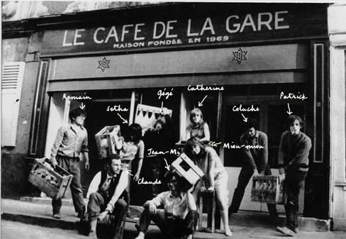 Le premier "Café de la Gare"