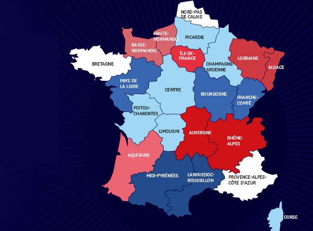 La France des 14 régions