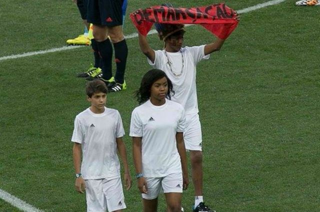 "Demarcação", São Paulo, jeudi 12 juin 2014