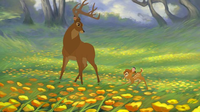 Bambi, sixième long-métrage de Disney, est sorti en 1942.