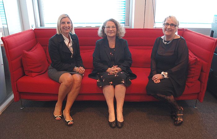 Isabelle Barth, Jacqueline Laufer et Mercedes Erra