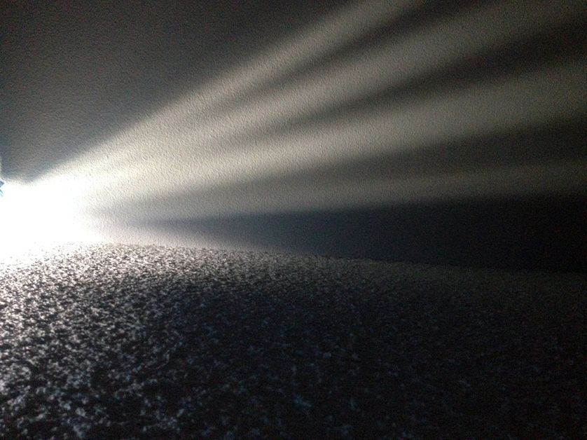 Le soleil occupait tout l'espace du jour