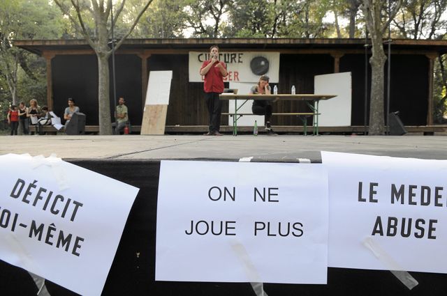 Grève des intermittents au festival de Montpellier