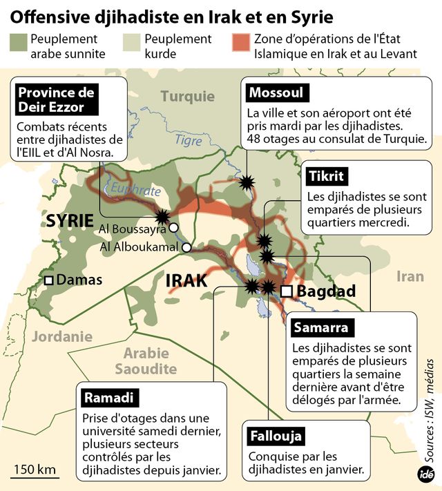 L'offensive djihadiste en Irak