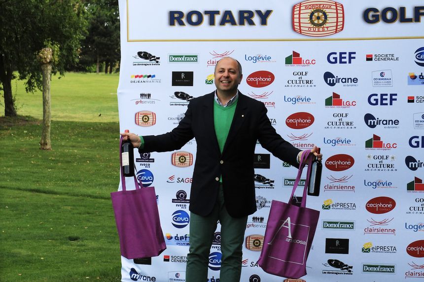 Henri Fayad, président du Rotary club de Bordeaux-ouest