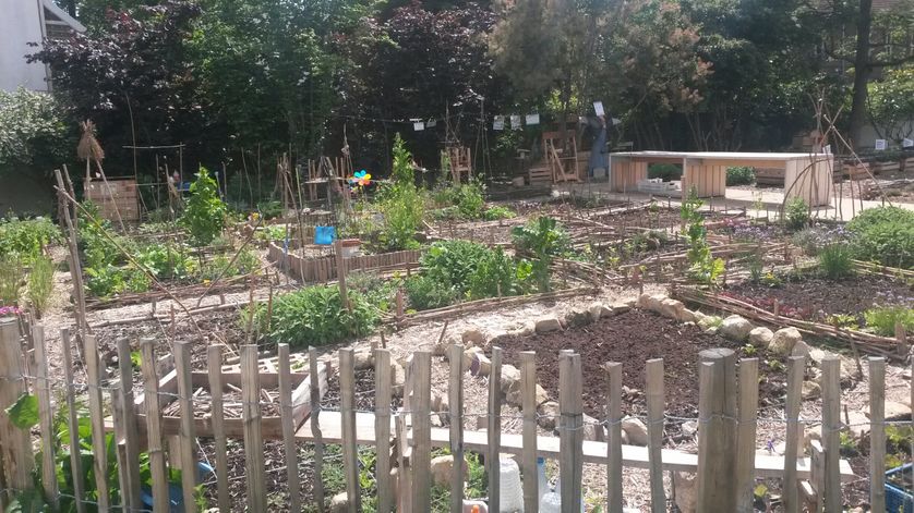 Jardin partagé Chateau-du-Loir à Courbevoie