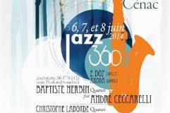 Photo - bandeau affiche Jazz360 à Cénac