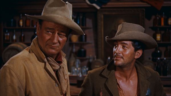 John Wayne et Dean Martin dans RIO BRAVO (Howard Hawks, 1959)